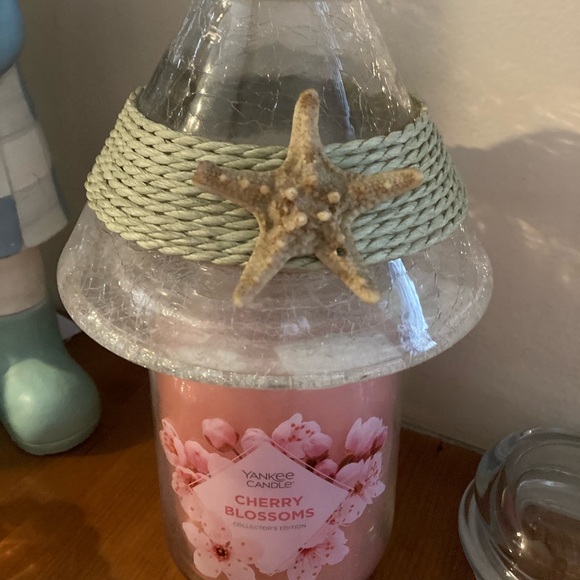 Yankee J/S Starfish Crackle Candle Lamp Topper - Picture 3 of 9